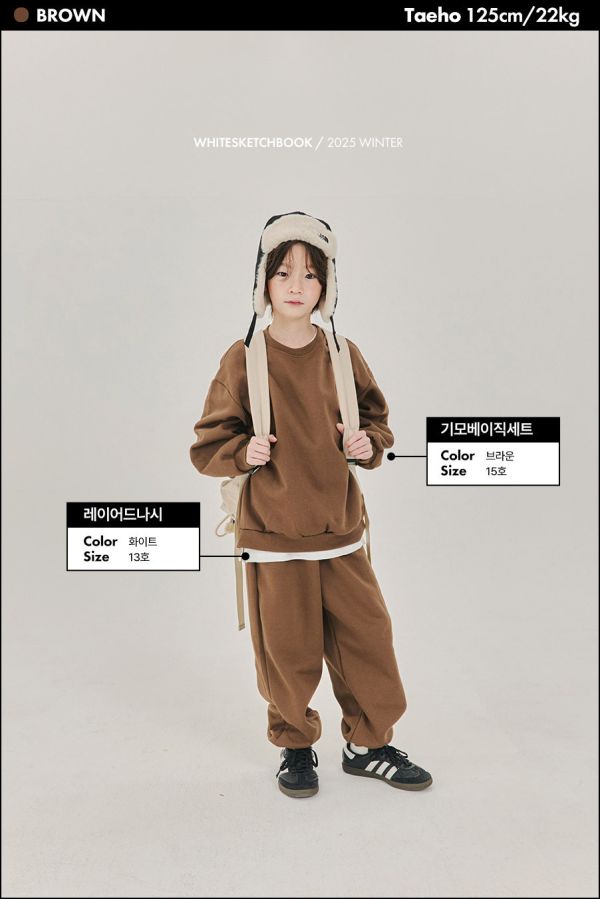 加絨休閒套裝(衛衣+衛褲)｜11COLORS 