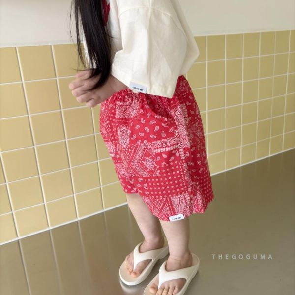 THEGOGUMA｜圖騰花紋短褲 