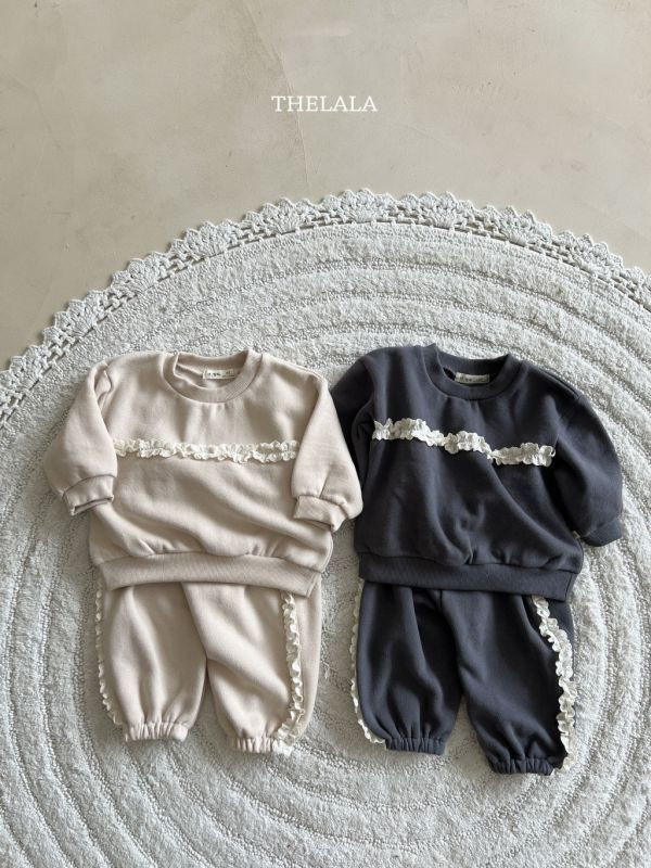 蕾絲休閒衛褲(可配成套)｜2COLORS 