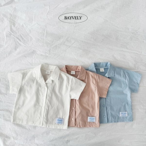 小標短袖襯衫｜3COLORS 