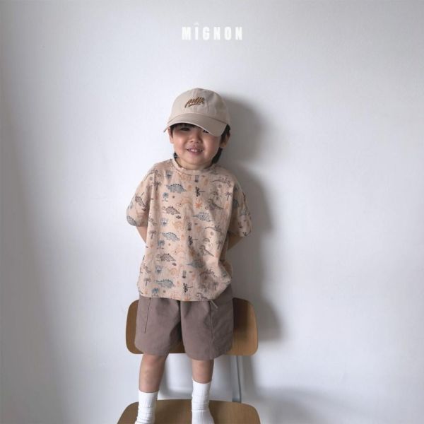 MIGNON｜恐龍塗鴉短TEE 