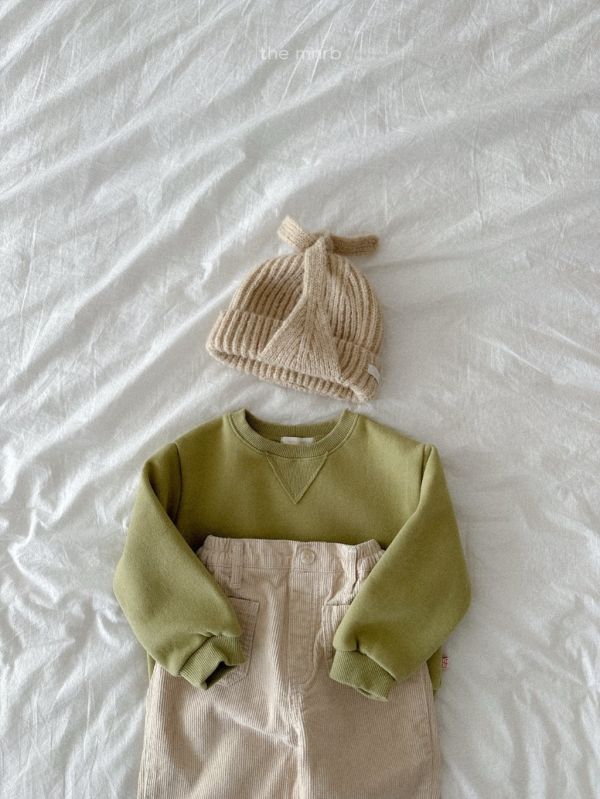 燈芯絨鬆緊長褲｜4COLORS 