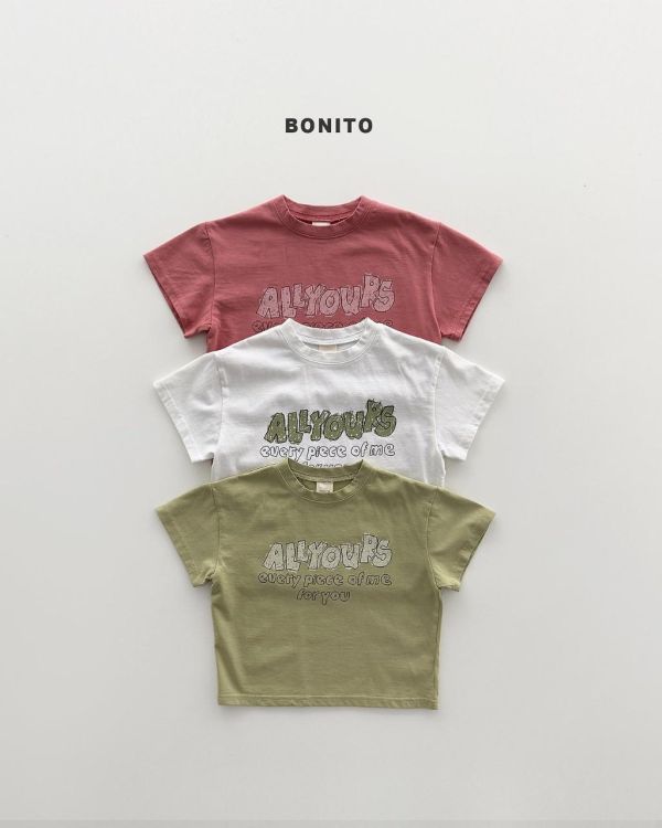 BONITO｜ALLYOURS短TEE 