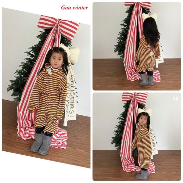 拼色條紋衛褲｜4COLORS 