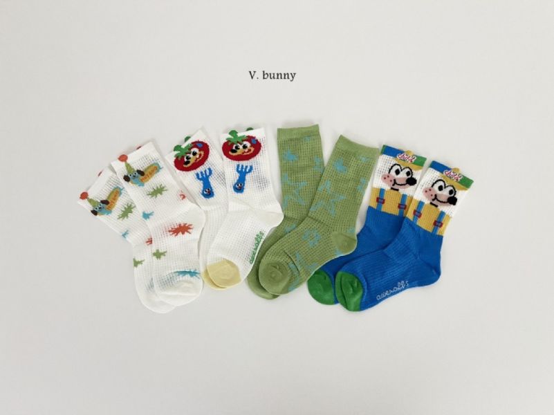 番茄透氣襪襪組(4入)｜SET 