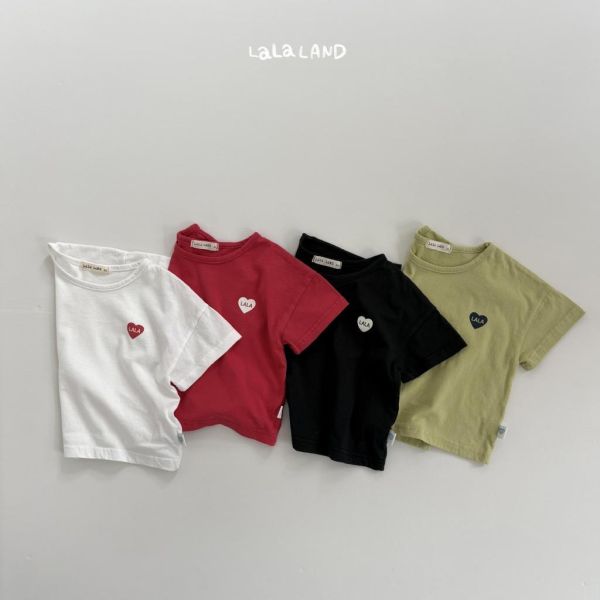 LALALAND｜品牌愛心短TEE 
