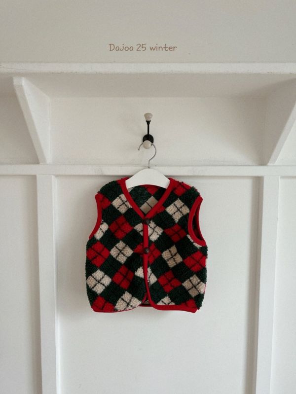 保暖菱格背心｜1COLOR 