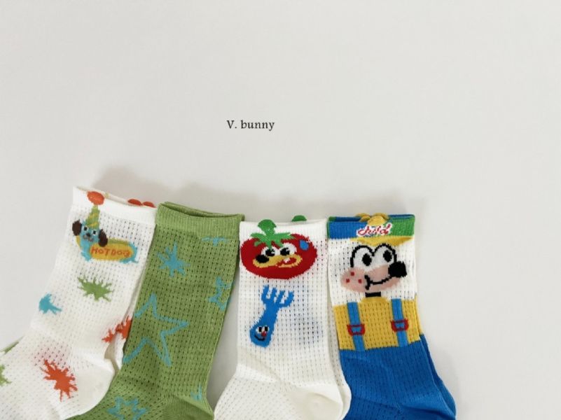 番茄透氣襪襪組(4入)｜SET 