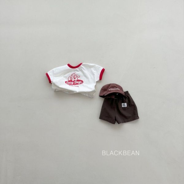 Lazy Day包邊短TEE｜2COLORS 
