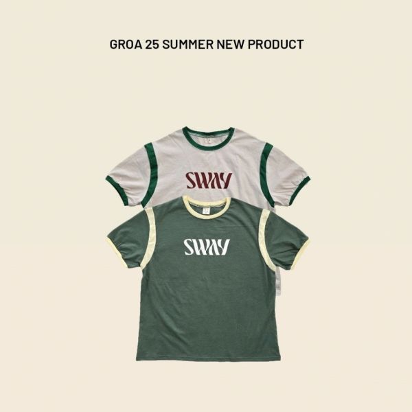 SWAY字母短TEE｜2COLORS 
