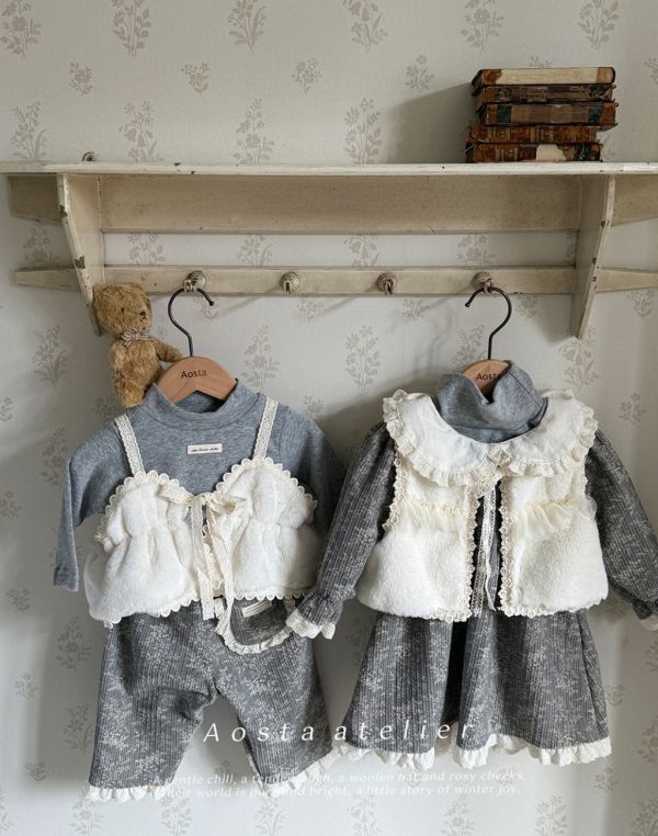 氣質蕾絲鬆緊褲｜3COLORS 