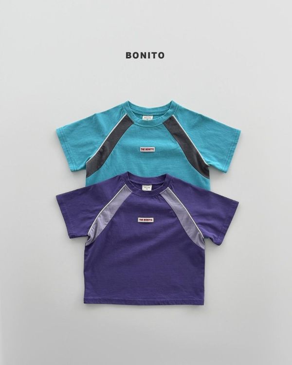 BONITO｜休閒配色短TEE 