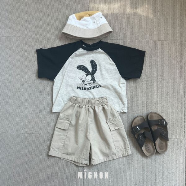 MILD ANIMALS棒球短袖TEE｜2COLORS 