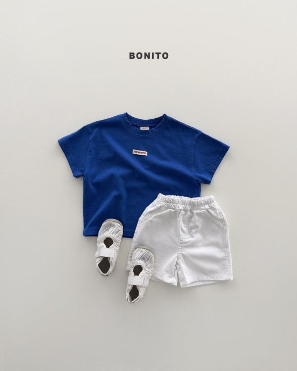 BONITO｜素色標籤短TEE 