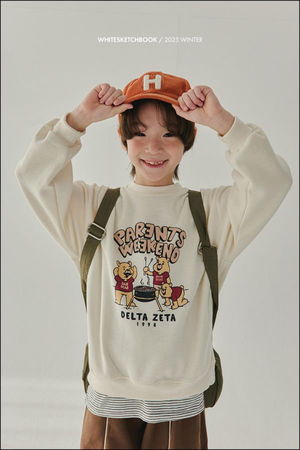 BBQ烤肉小熊衛衣｜2COLORS 