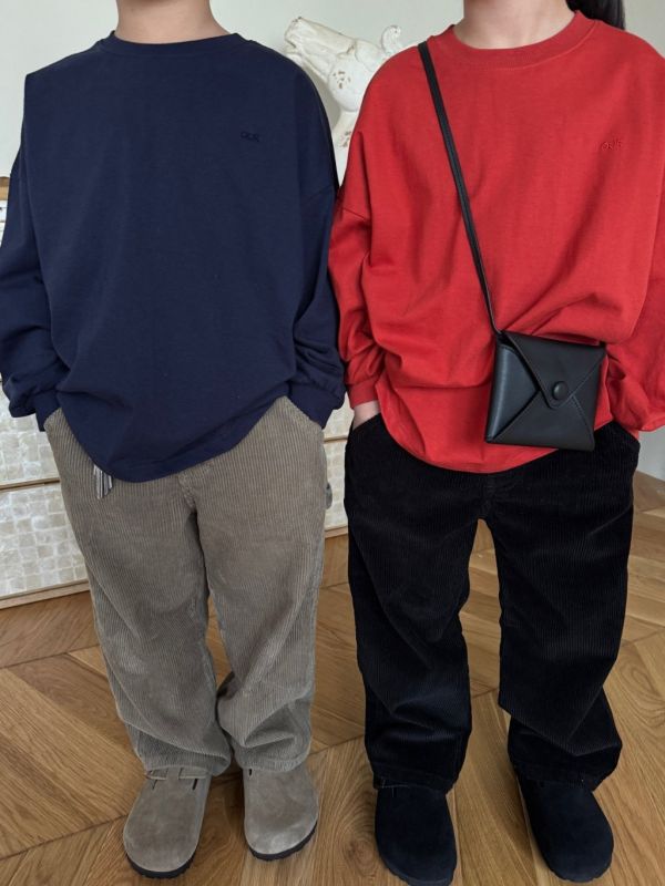 OUR刺繡長袖上衣｜5COLORS 