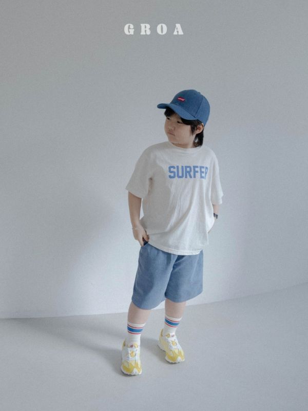 親子款 SURFER字母短TEE｜2COLORS 