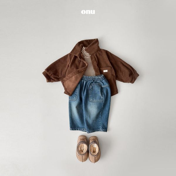 燈芯絨開釦襯衫｜2COLORS 