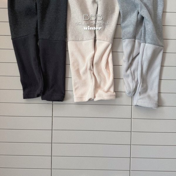 冰淇淋拼接打底褲｜3COLORS 