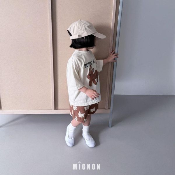 MIGNON｜兔兔印花短褲 