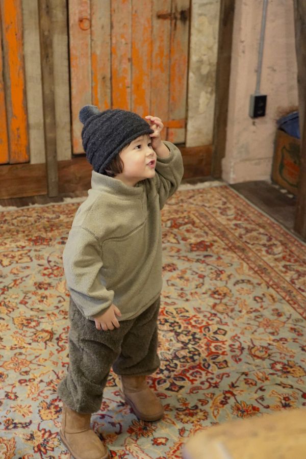 立領加絨衛衣｜3COLORS 