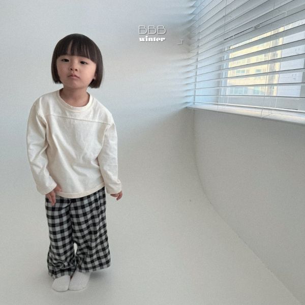 格紋系列鬆緊長褲｜4COLORS 