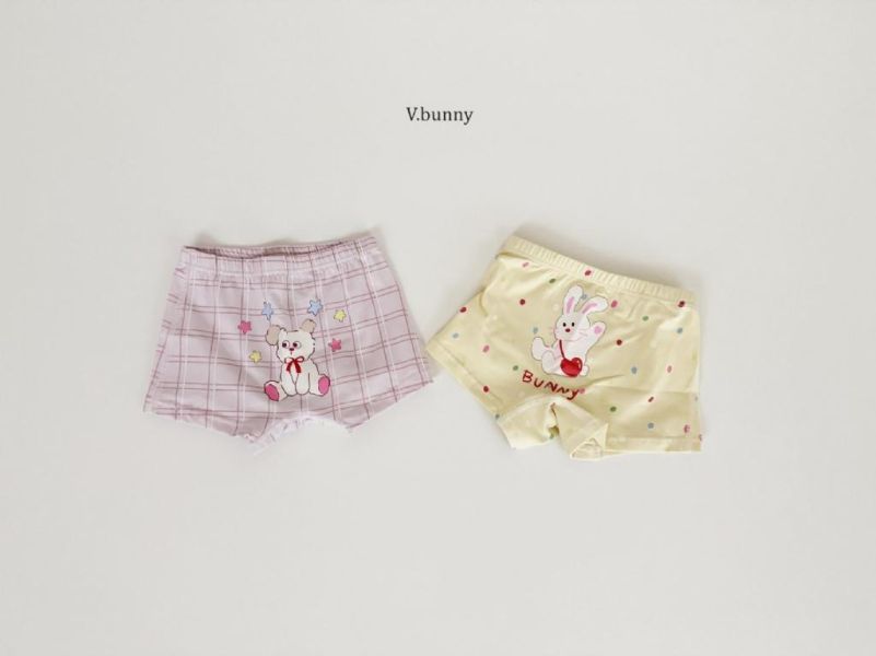 VBUNNY｜Cherry純棉小褲褲4件組(GIRL) 
