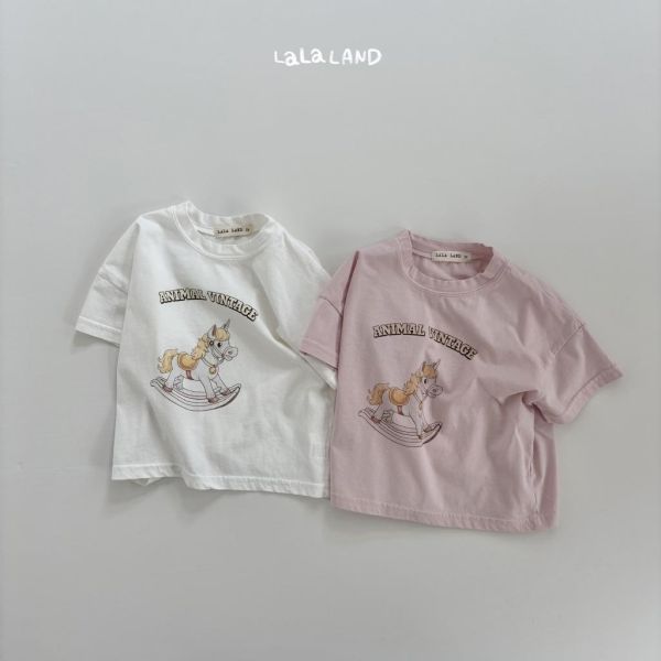 LALALAND｜搖搖馬短TEE 