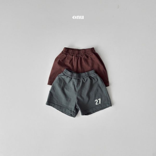 27數字短褲｜2COLORS 