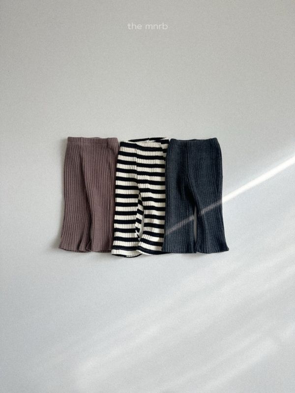 時髦微喇針織褲｜3COLORS 