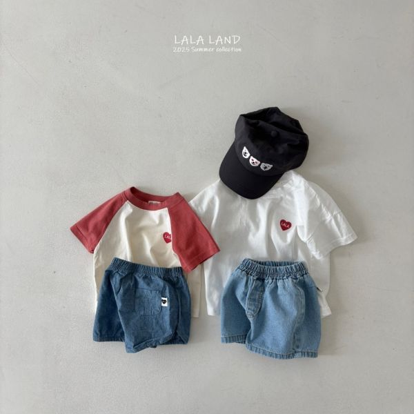 單寧後標籤短褲｜2COLORS 