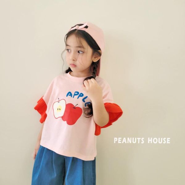 PEANUTS｜APPLE造型短TEE 