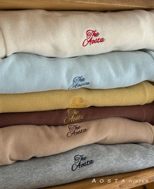 品牌刺繡衛衣｜6COLORS 