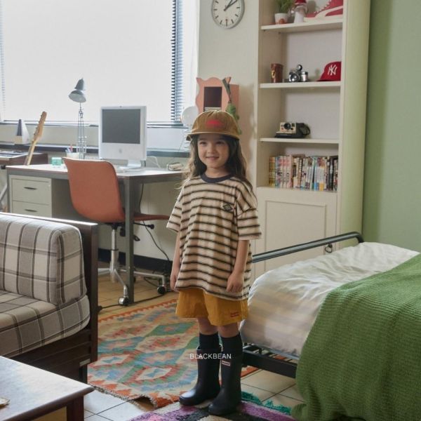 BLACKBEAN｜Bonjour 刺繡短褲 