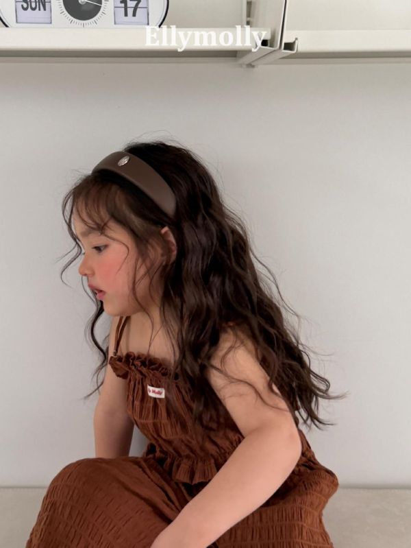 ELLYMOLLY｜質感小銀標髮箍 