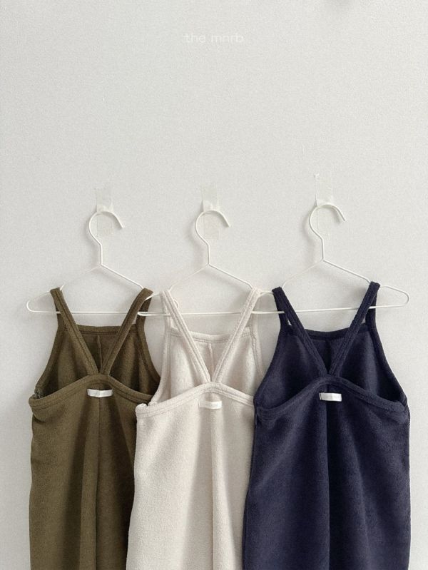 吊帶針織連身褲｜3COLORS 