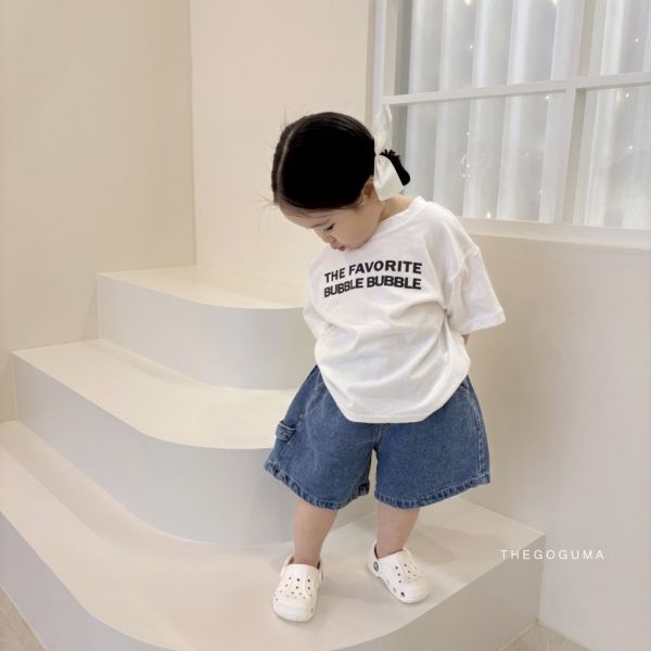 字母短袖圓領TEE｜2COLORS 