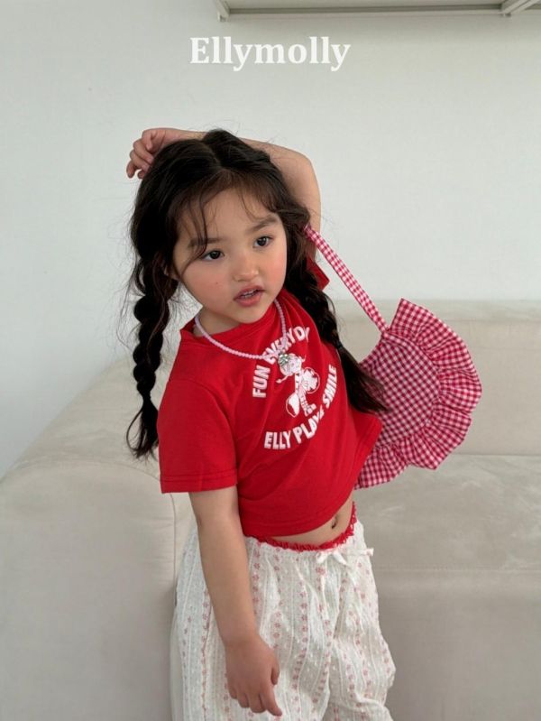 ELLYMOLLY｜小女孩棉TEE 