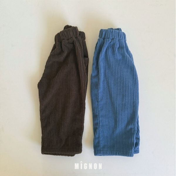 燈芯絨長褲｜2COLORS 