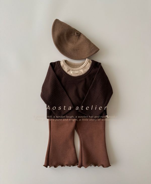 木耳邊舒適長褲｜8COLORS 