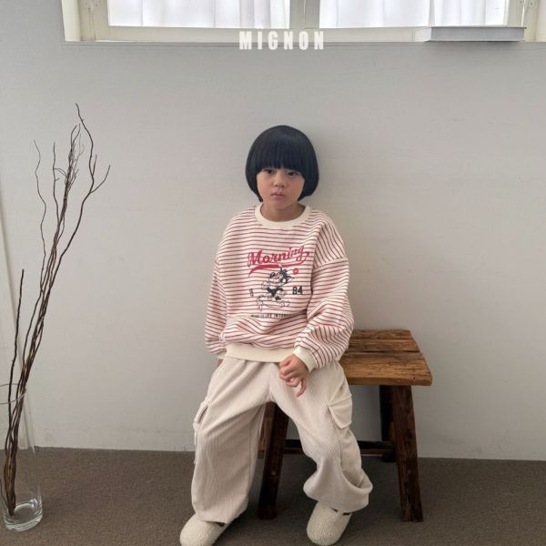 大野狼條紋衛衣｜2COLORS 