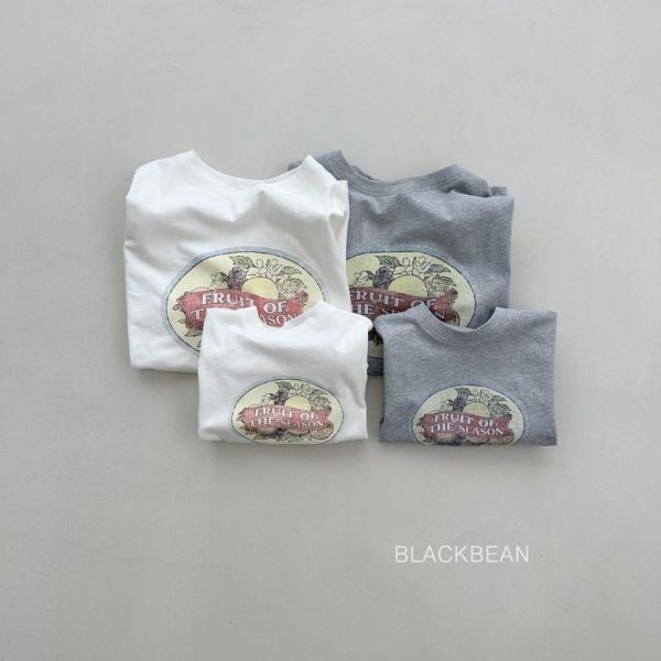 BLACKBEAN｜(親子款)FRUIT OF THE SEASON短TEE 