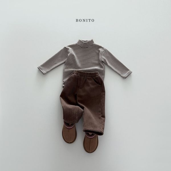 小立領條紋打底｜6COLORS 