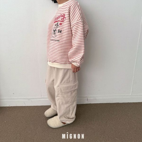 燈芯絨工裝長褲｜2COLORS 