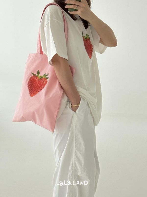LALALAND｜水果印花購物袋 