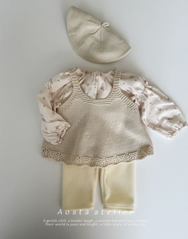 碎花氣質包袖上衣｜2COLORS 