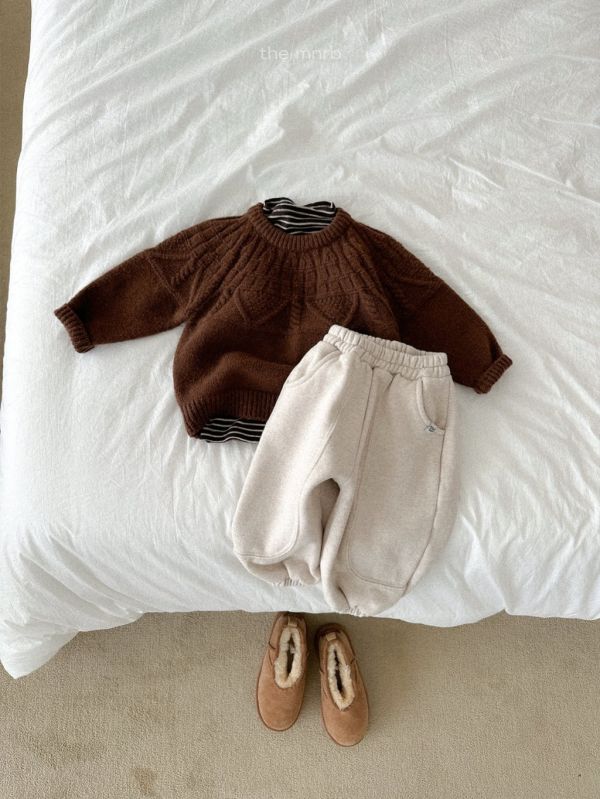 立體車縫棉褲｜3COLORS 