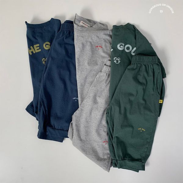 舒適居家服套裝(上衣+褲子)｜3COLORS 