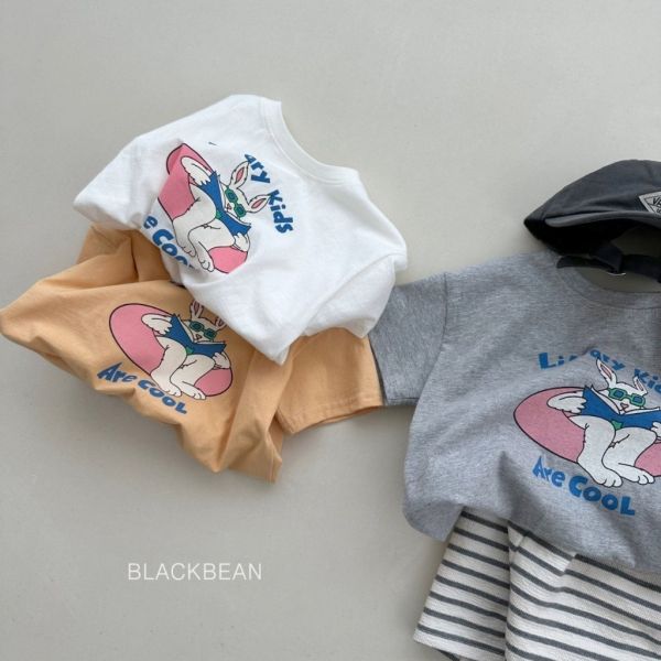 Library Bunny短TEE｜2COLORS 