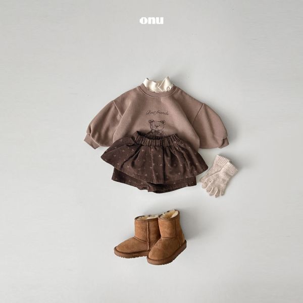 燈芯絨澎澎褲裙｜3COLORS 